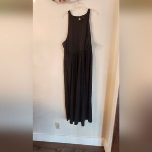 Torrid Sz 5 Black Long Dress with Pockets